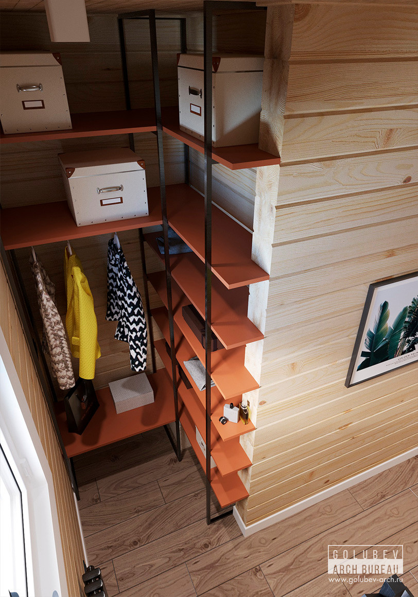 Интерьеры деревянного дома, г. Красноярск, 135 м2