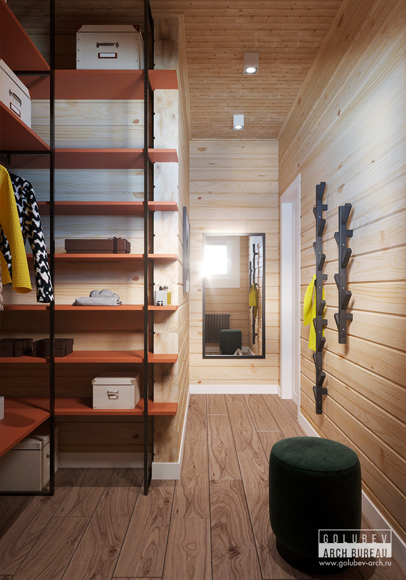 Интерьеры деревянного дома, г. Красноярск, 135 м2