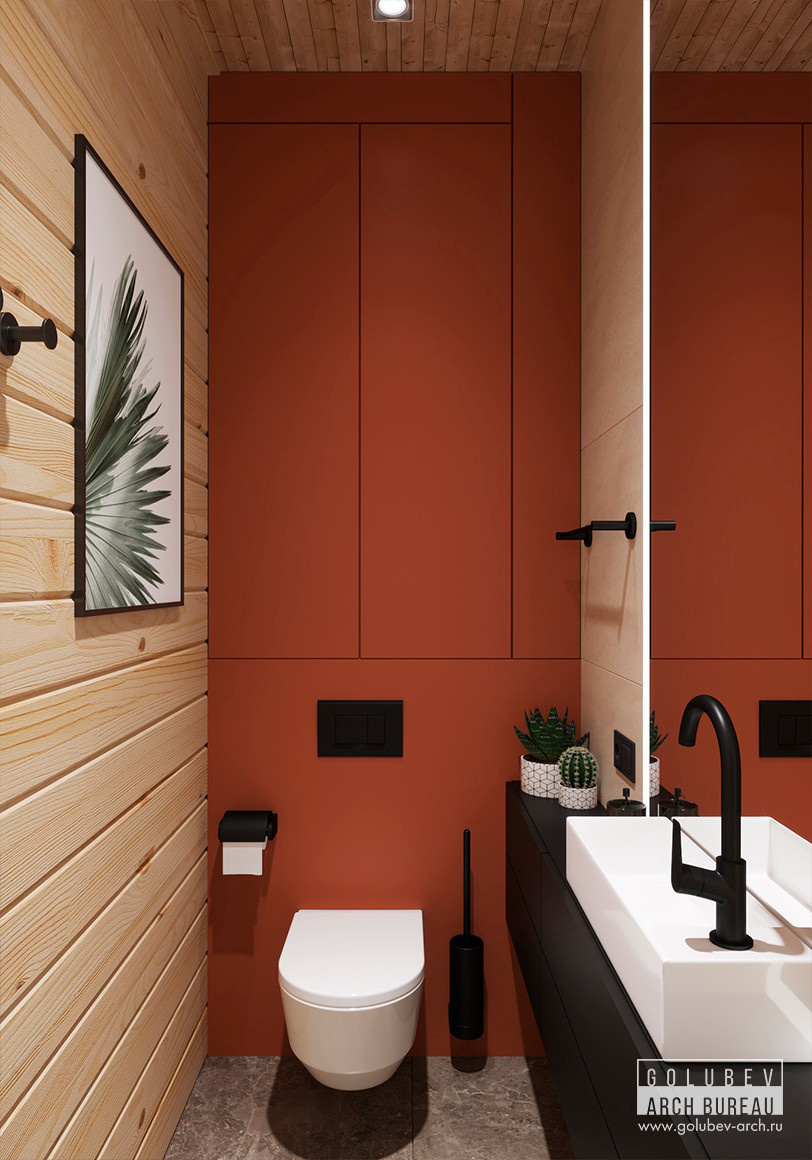 Интерьеры деревянного дома, г. Красноярск, 135 м2