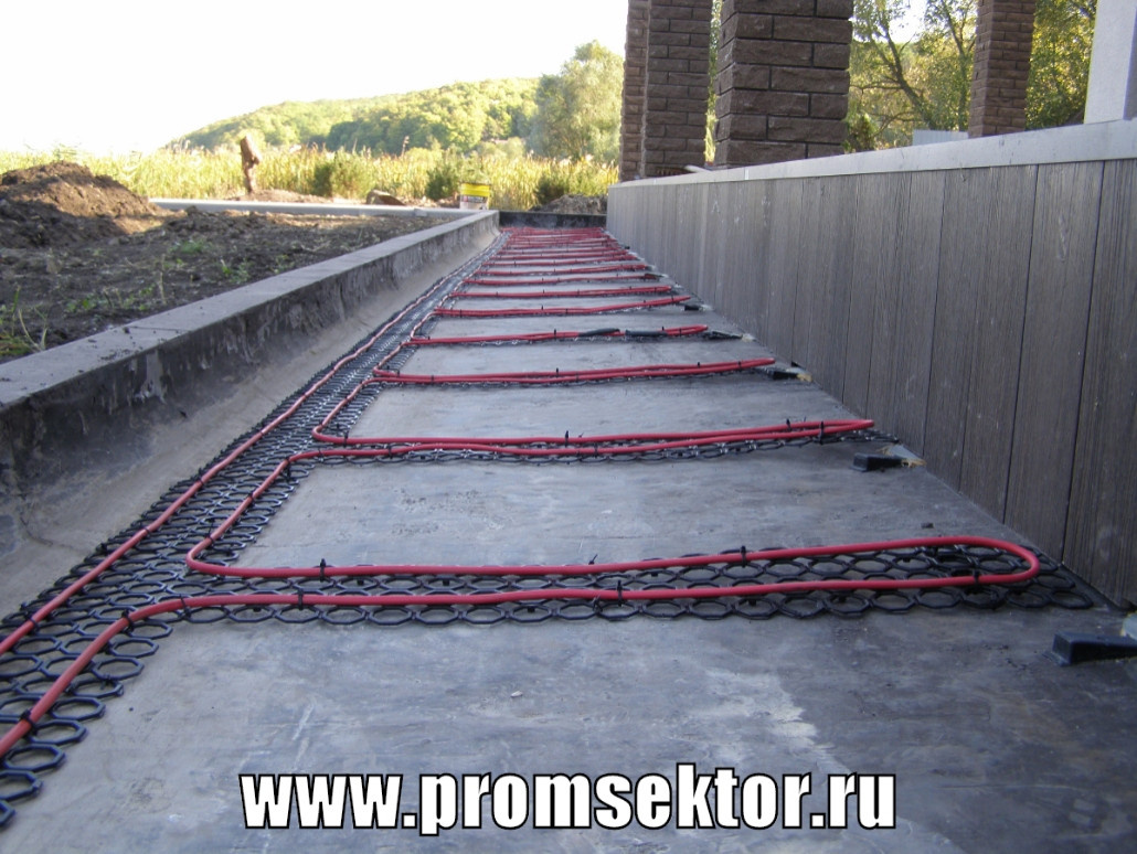 Системы снеготаяния для ступеней и площадок