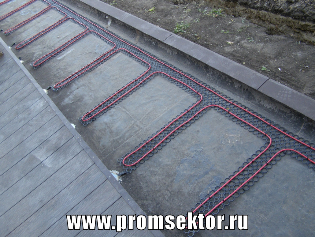 Системы снеготаяния для ступеней и площадок