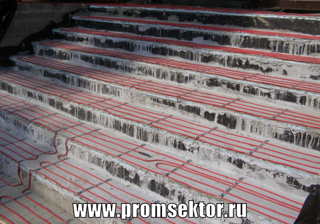 Системы снеготаяния для ступеней и площадок