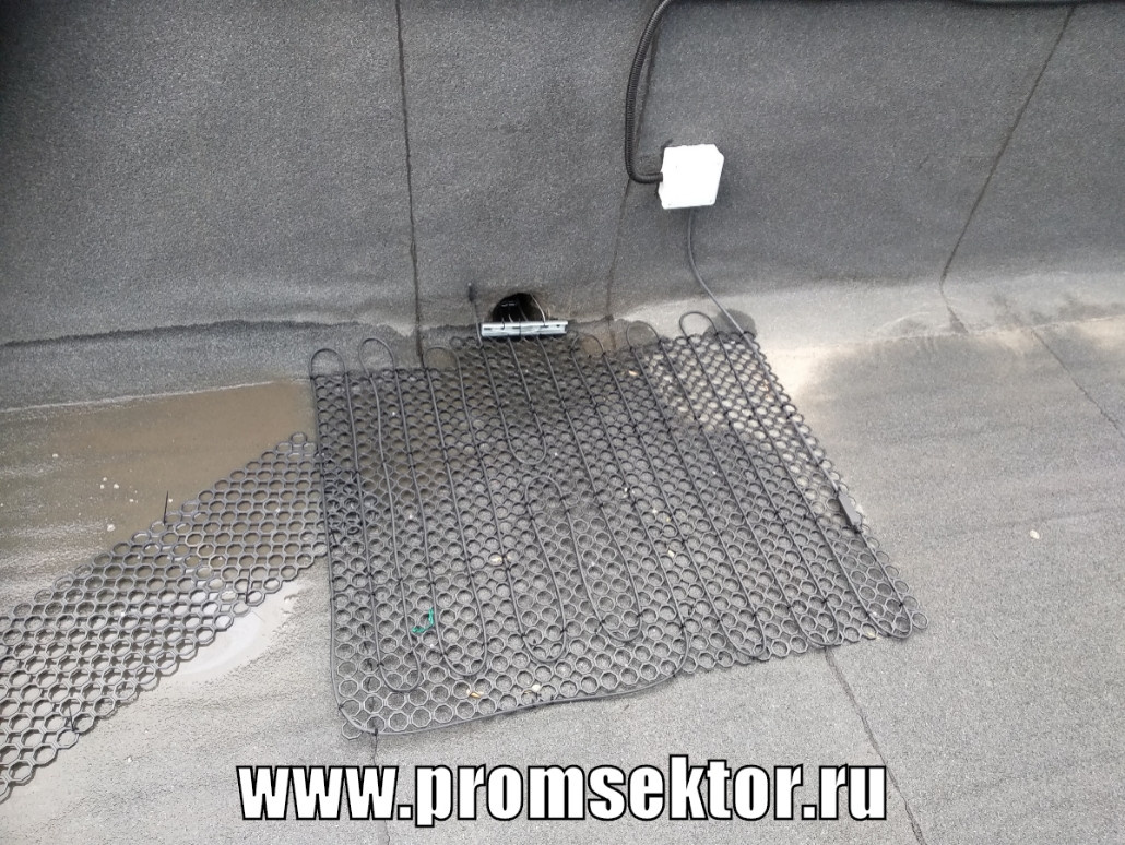 Антиобледенение кровли и водостоков