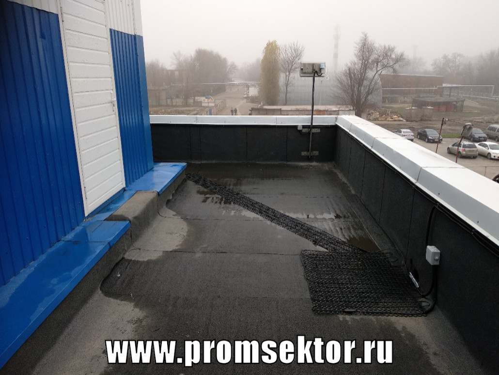 Антиобледенение кровли и водостоков