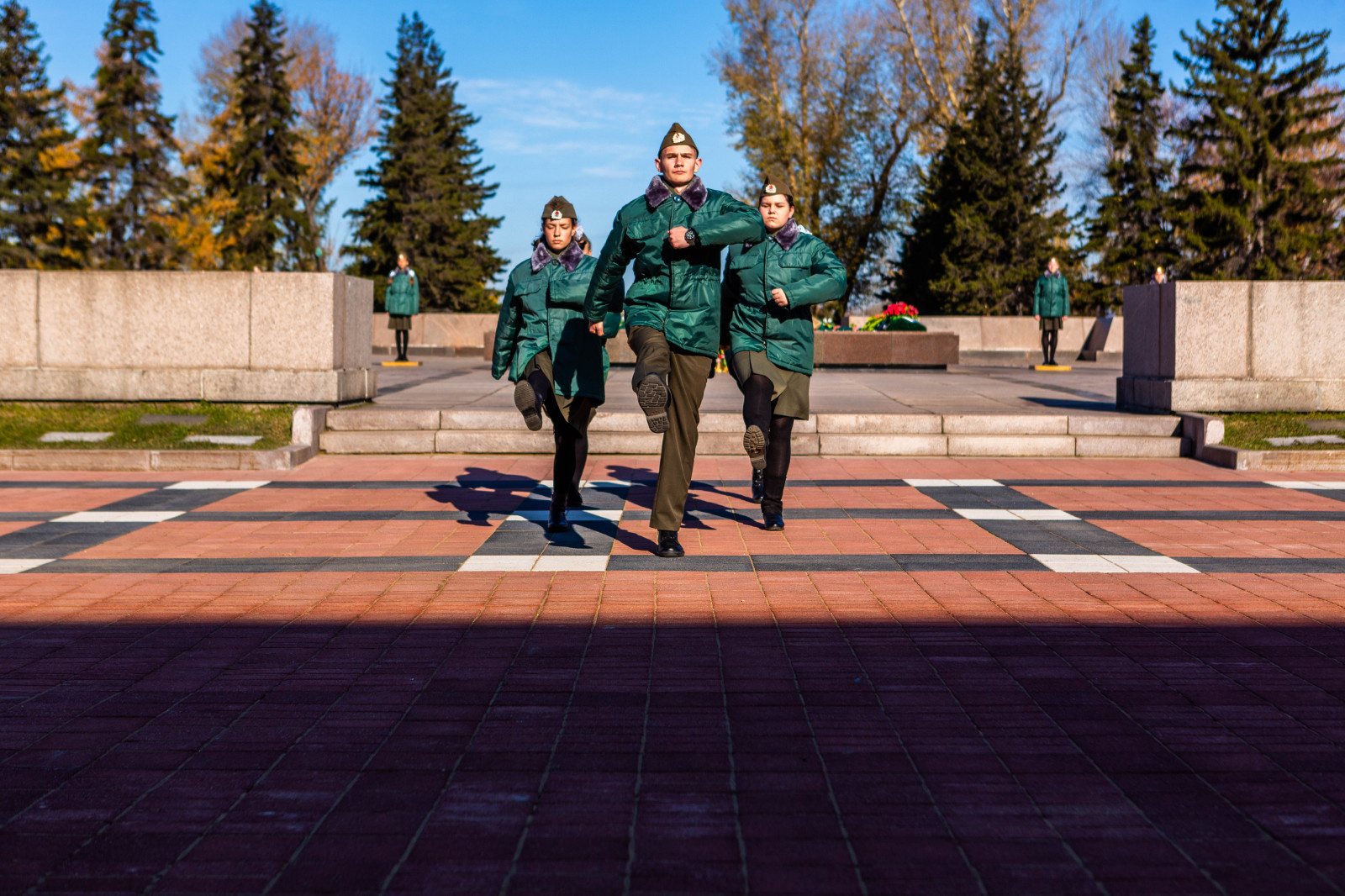 Мемориальный парк Вечный огонь в Иркутске