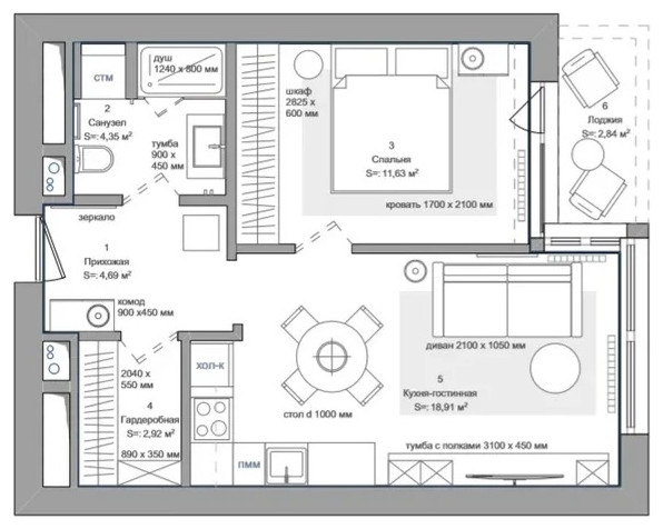 AS1. Концепция и планировочное решение
