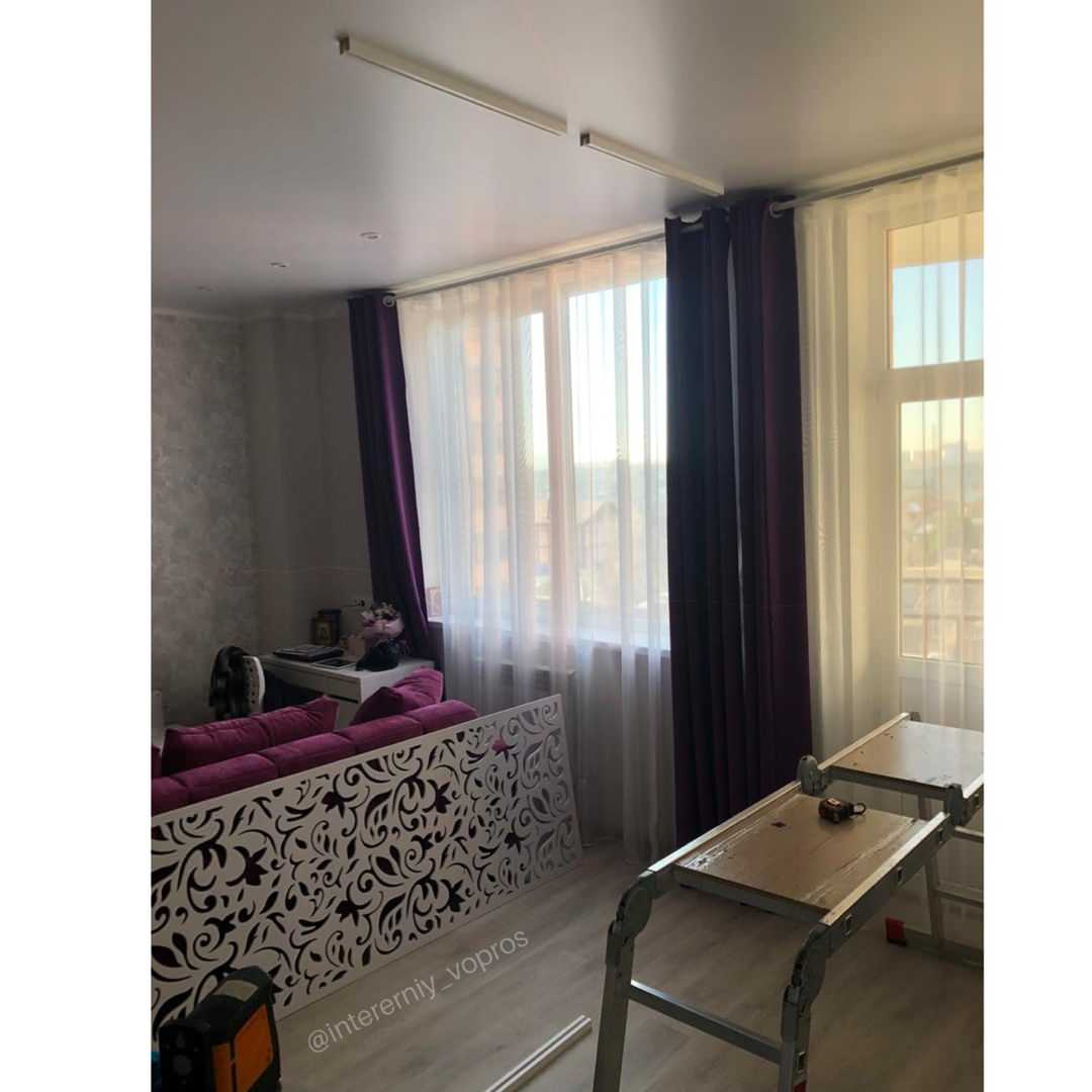 Зонирование резными перегородками