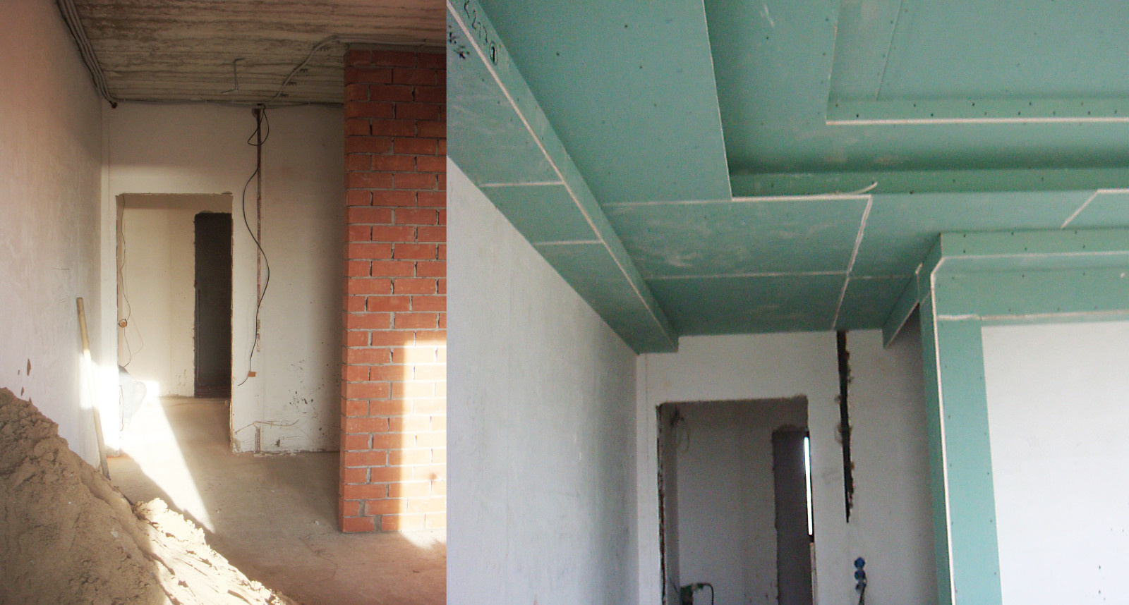 Спальня №3 в процессе реализации проекта