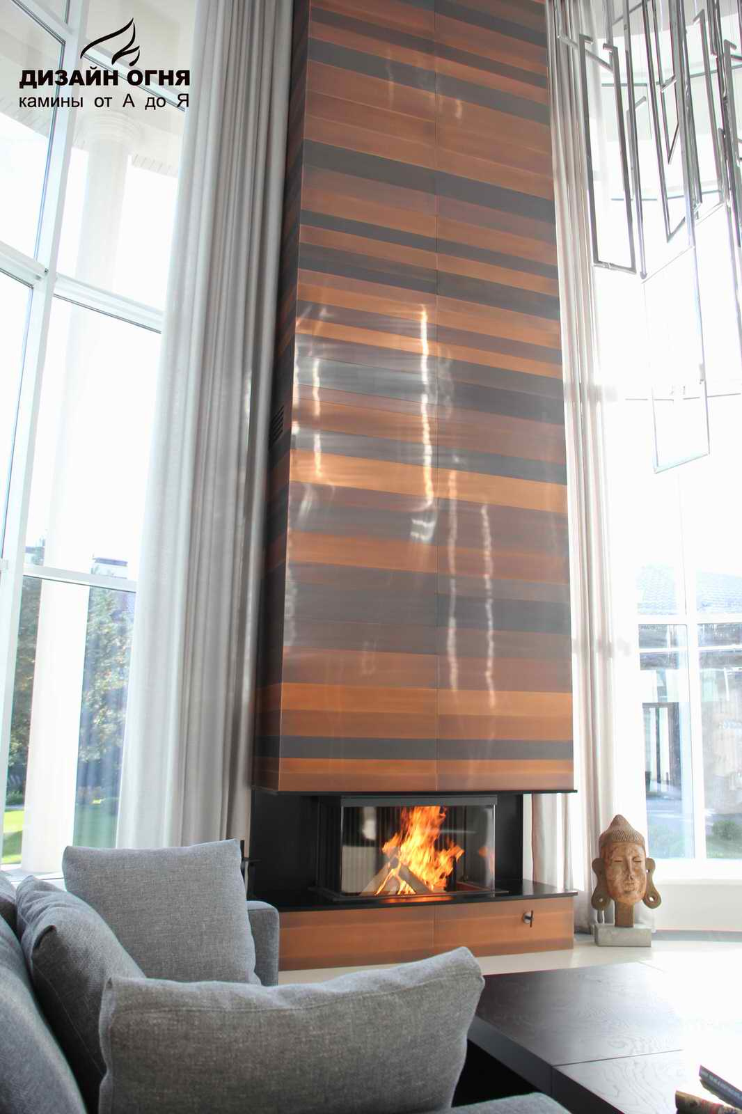 камин с сердцем от KalFire