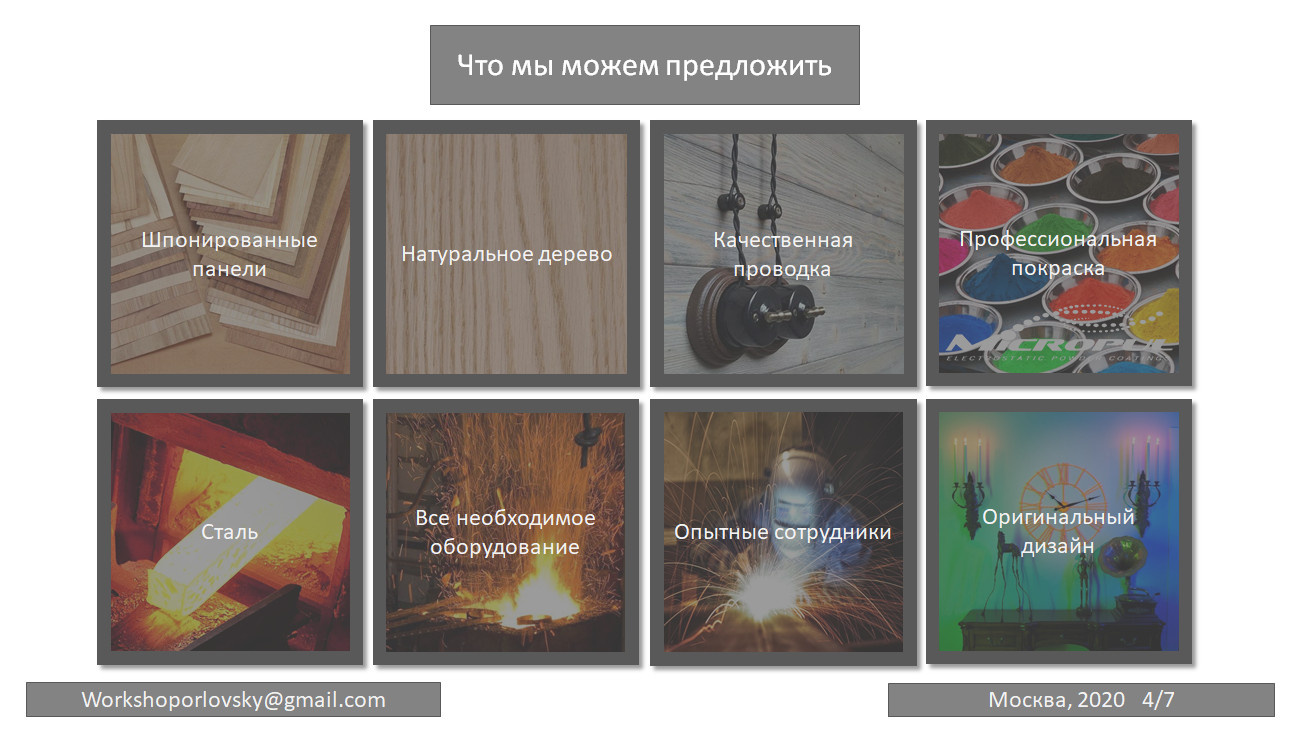 Производственные материалы