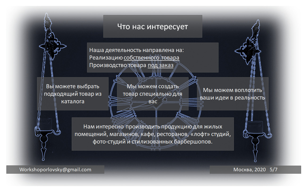 Интересы компании