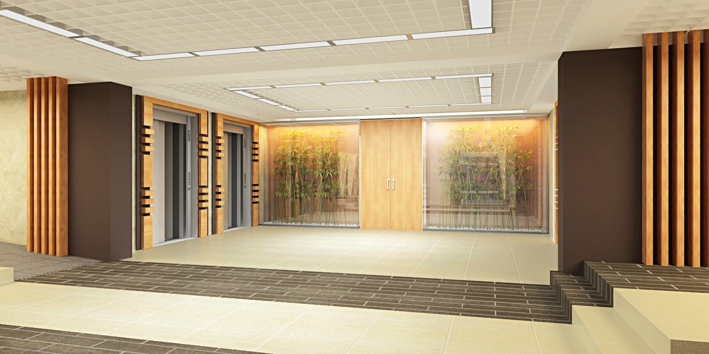 Обложка проекта: Холл административного здания