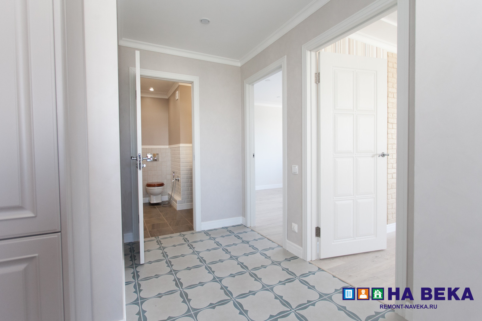 Ремонт квартиры с дизайн интерьером 105м2 в стиле современная классика