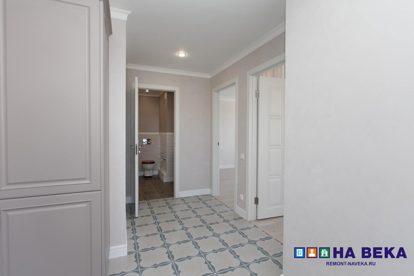 Ремонт квартиры с дизайн интерьером 105м2 в стиле современная классика