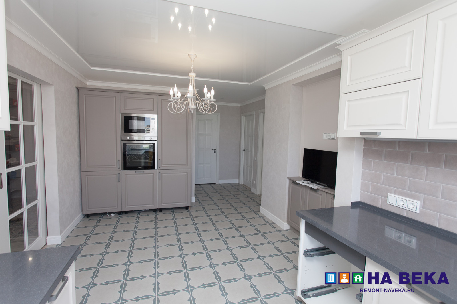 Ремонт квартиры с дизайн интерьером 105м2 в стиле современная классика