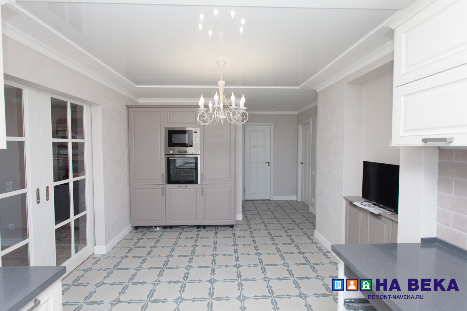 Ремонт квартиры с дизайн интерьером 105м2 в стиле современная классика