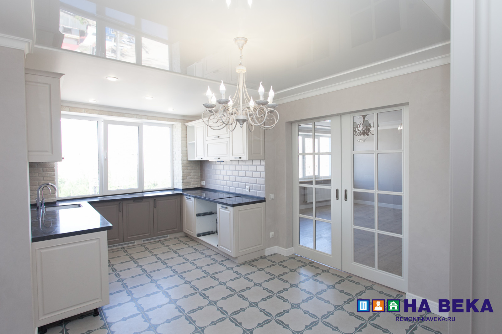 Ремонт квартиры с дизайн интерьером 105м2 в стиле современная классика