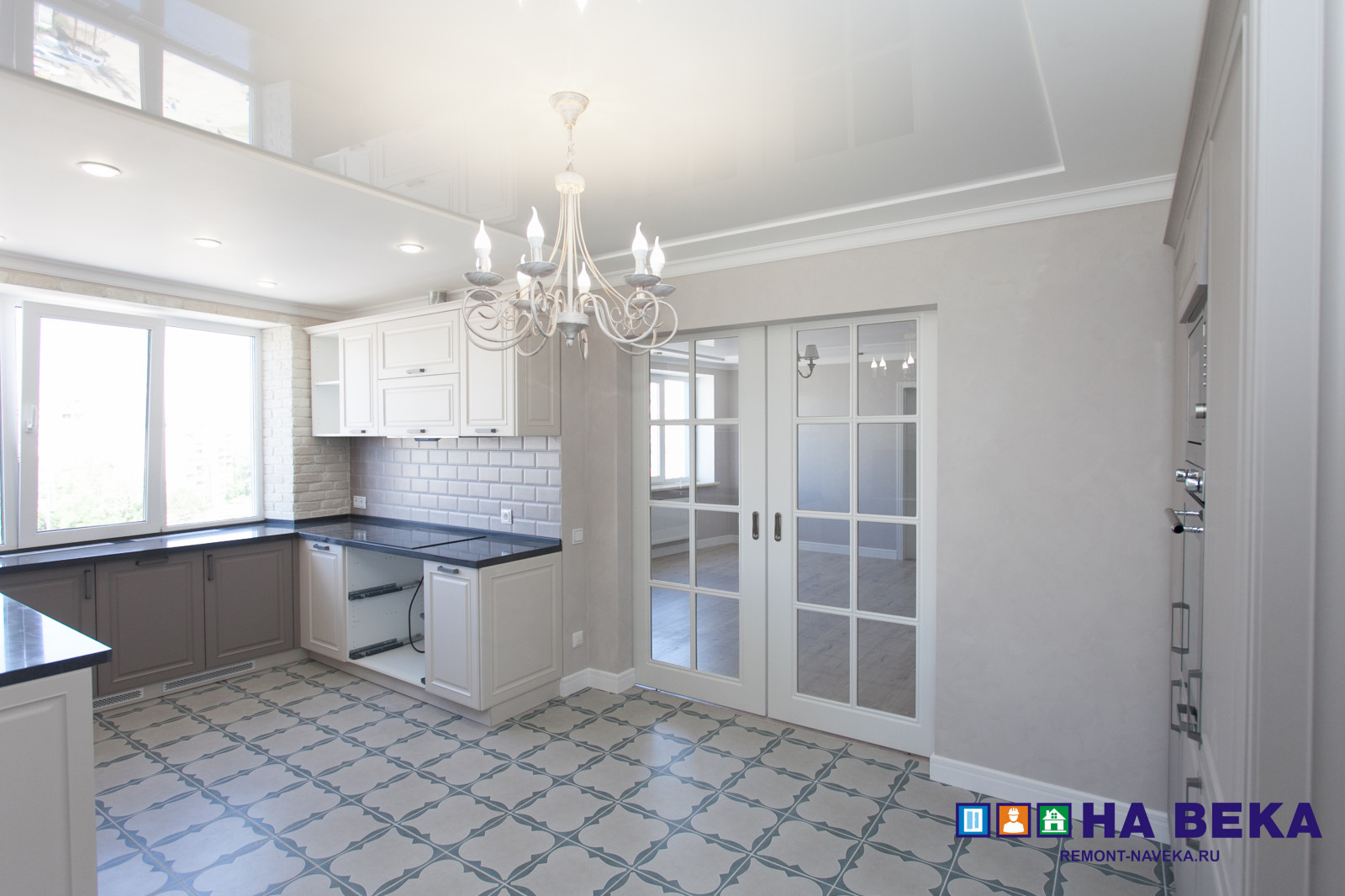 Ремонт квартиры с дизайн интерьером 105м2 в стиле современная классика