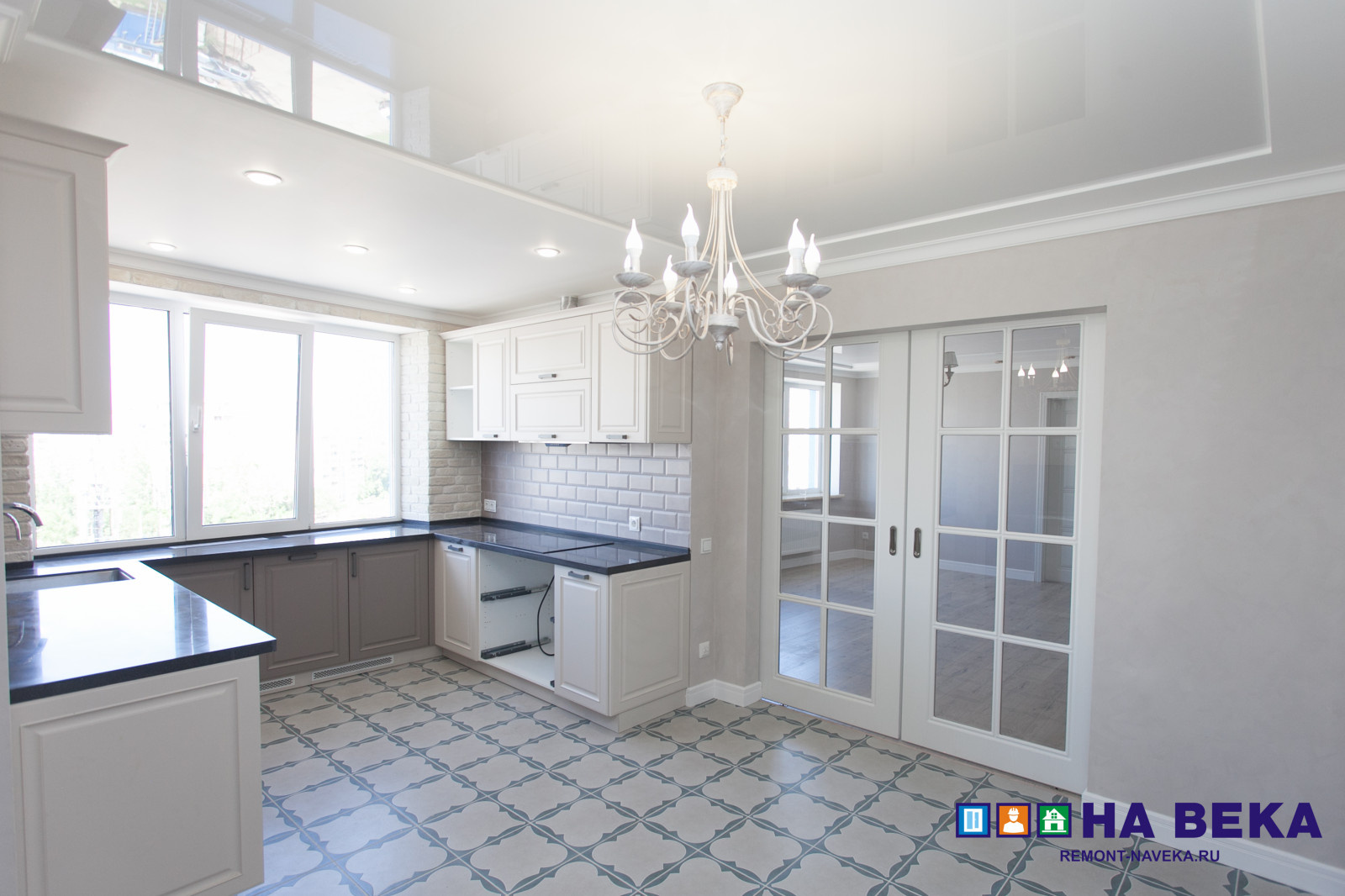 Ремонт квартиры с дизайн интерьером 105м2 в стиле современная классика