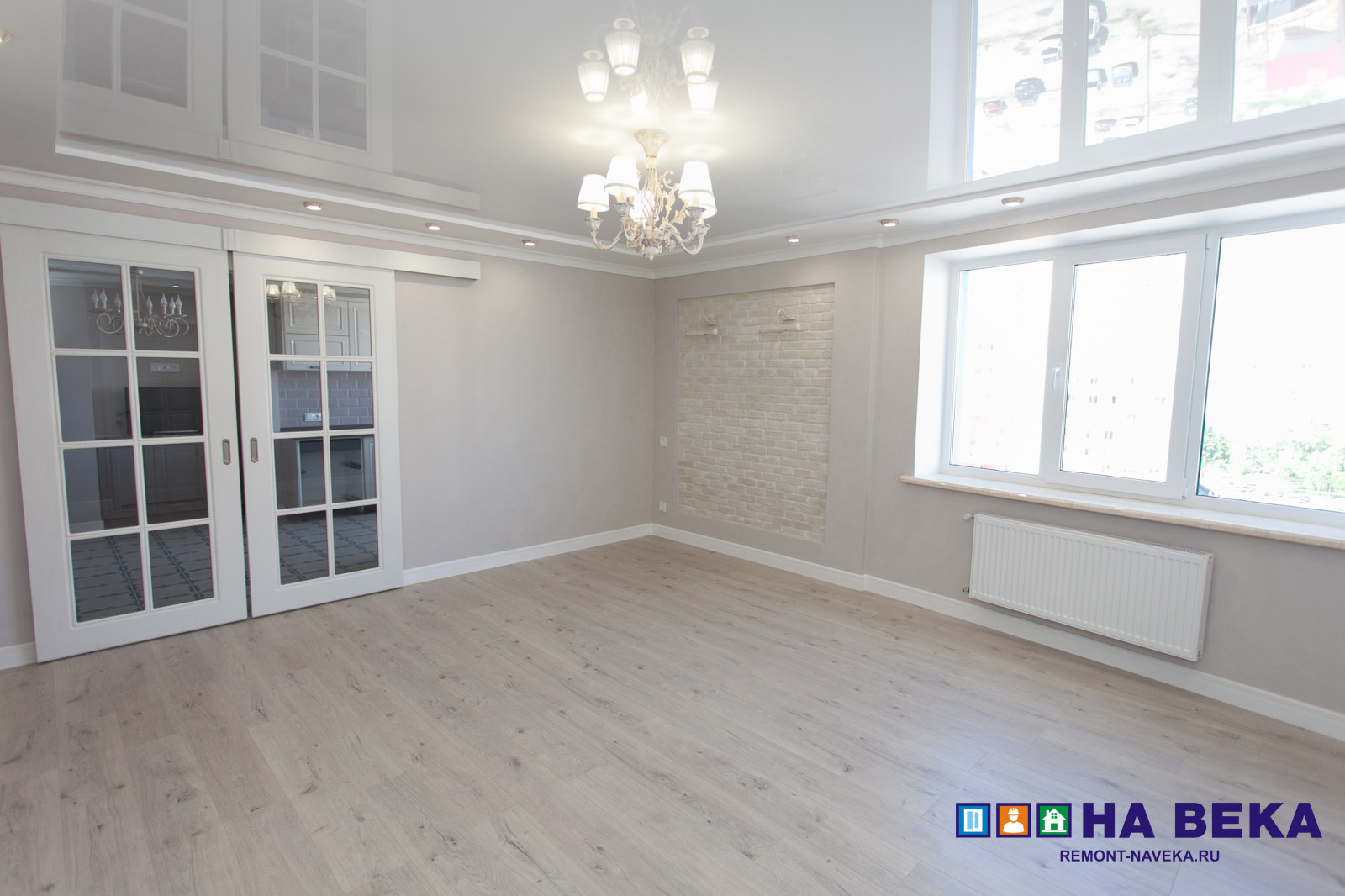 Ремонт квартиры с дизайн интерьером 105м2 в стиле современная классика