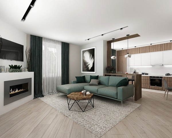 Проект встраиваемого биокамина Kronco Classik 1400+ монтаж