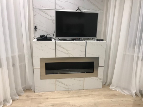 Проект встраиваемого биокамина Kronco Classik 1400+ монтаж