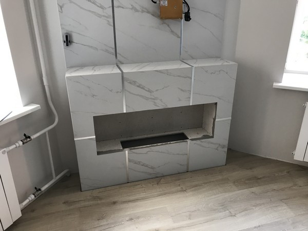 Проект встраиваемого биокамина Kronco Classik 1400+ монтаж