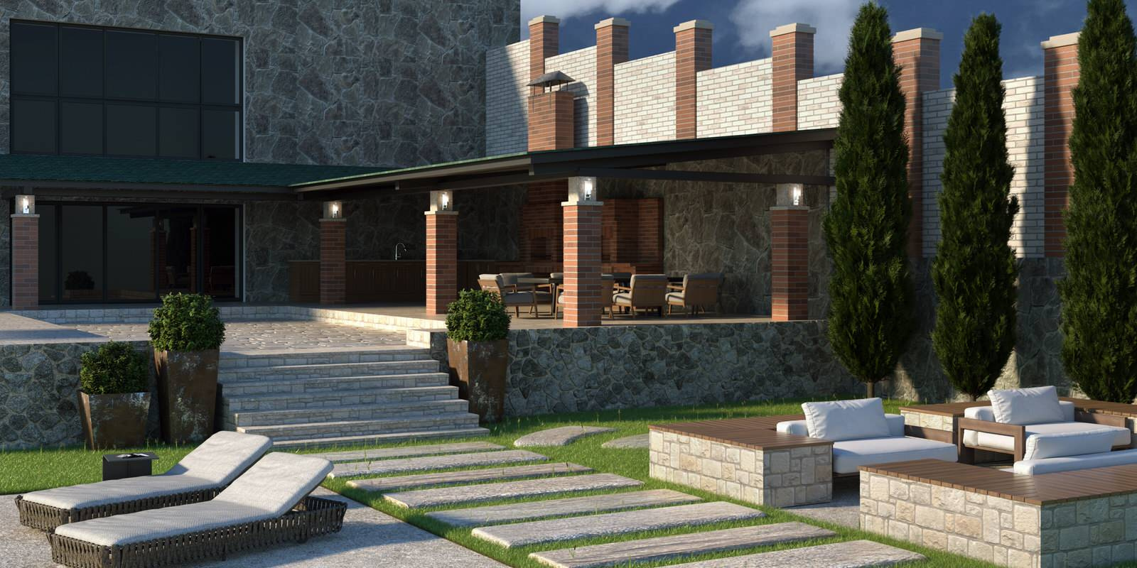 Благоустройство_Зона барбекю