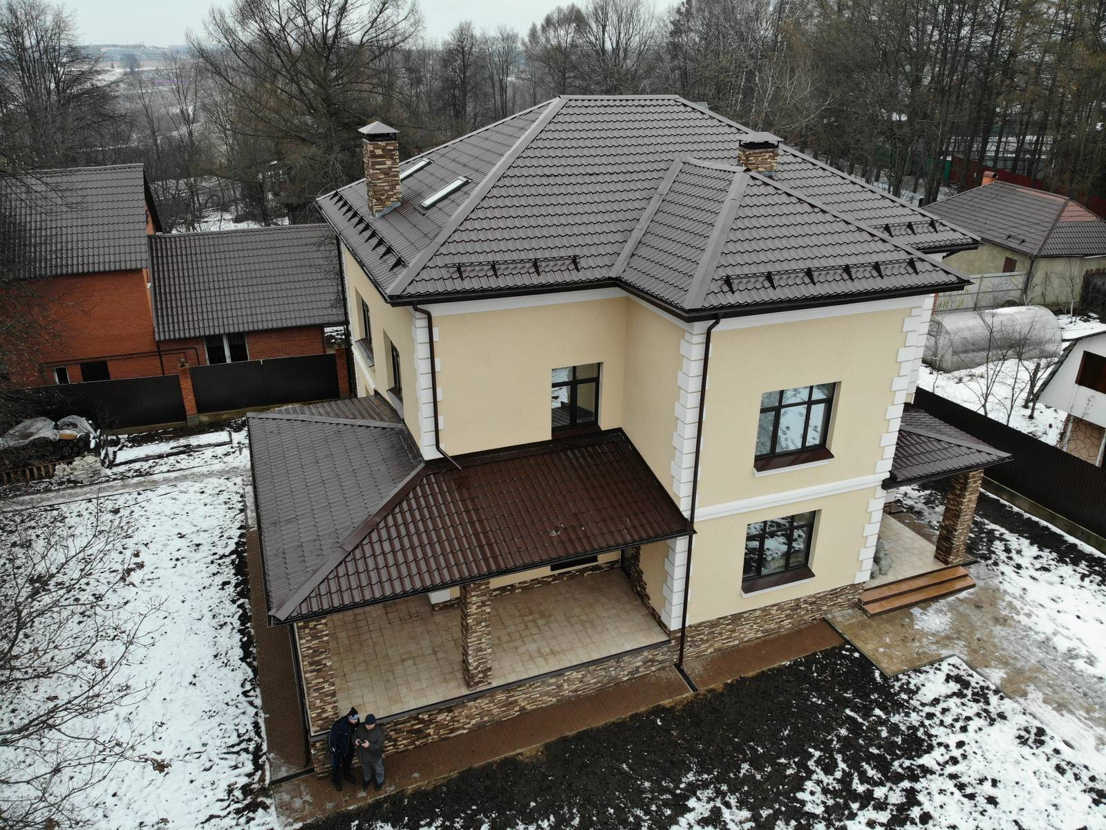 Утепление газобетонного дома пенопластом ППС16Ф 150мм по системе Ceresit