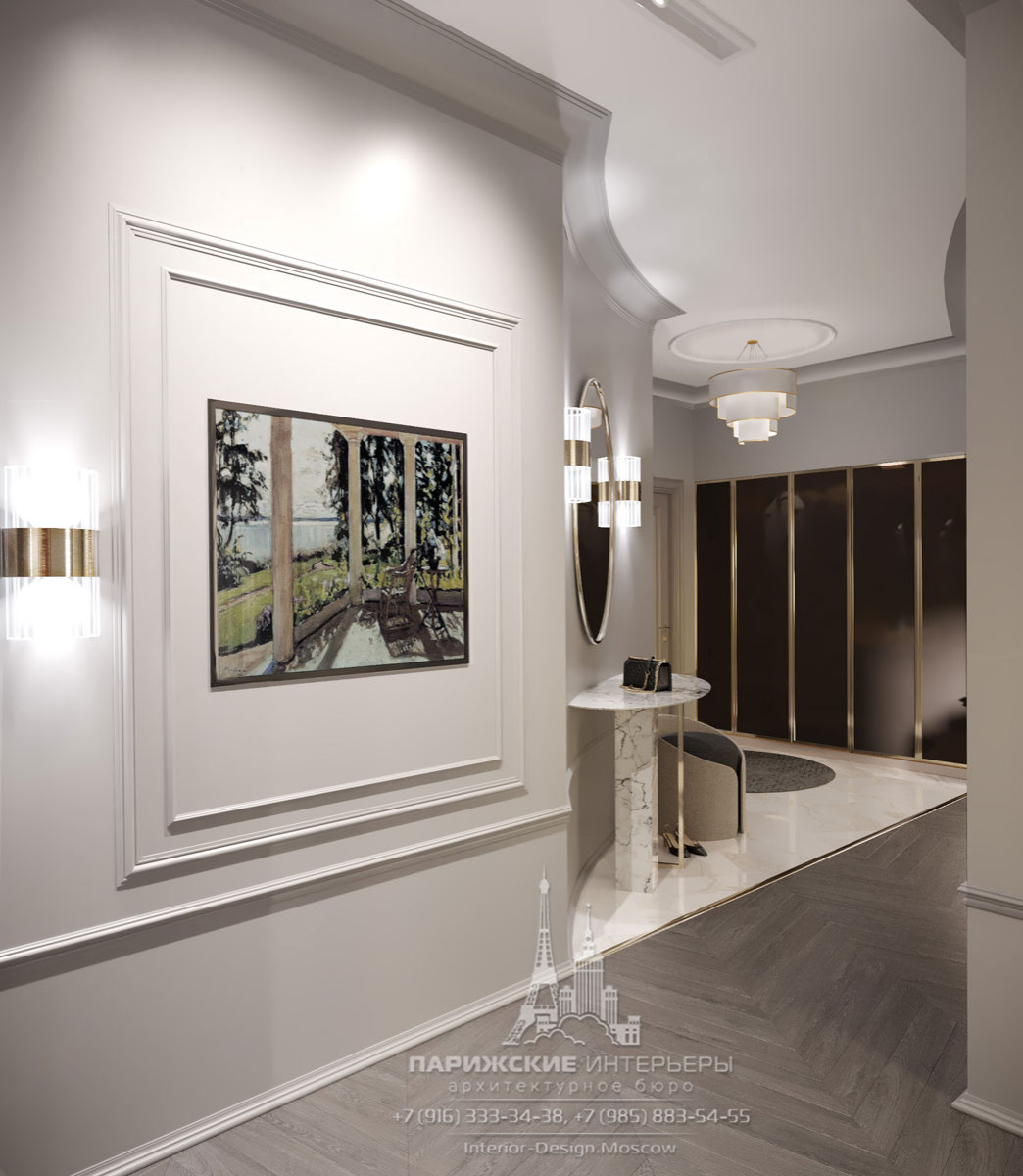 50 оттенков серого. Дизайн 2-комнатной квартиры в светлых тонах