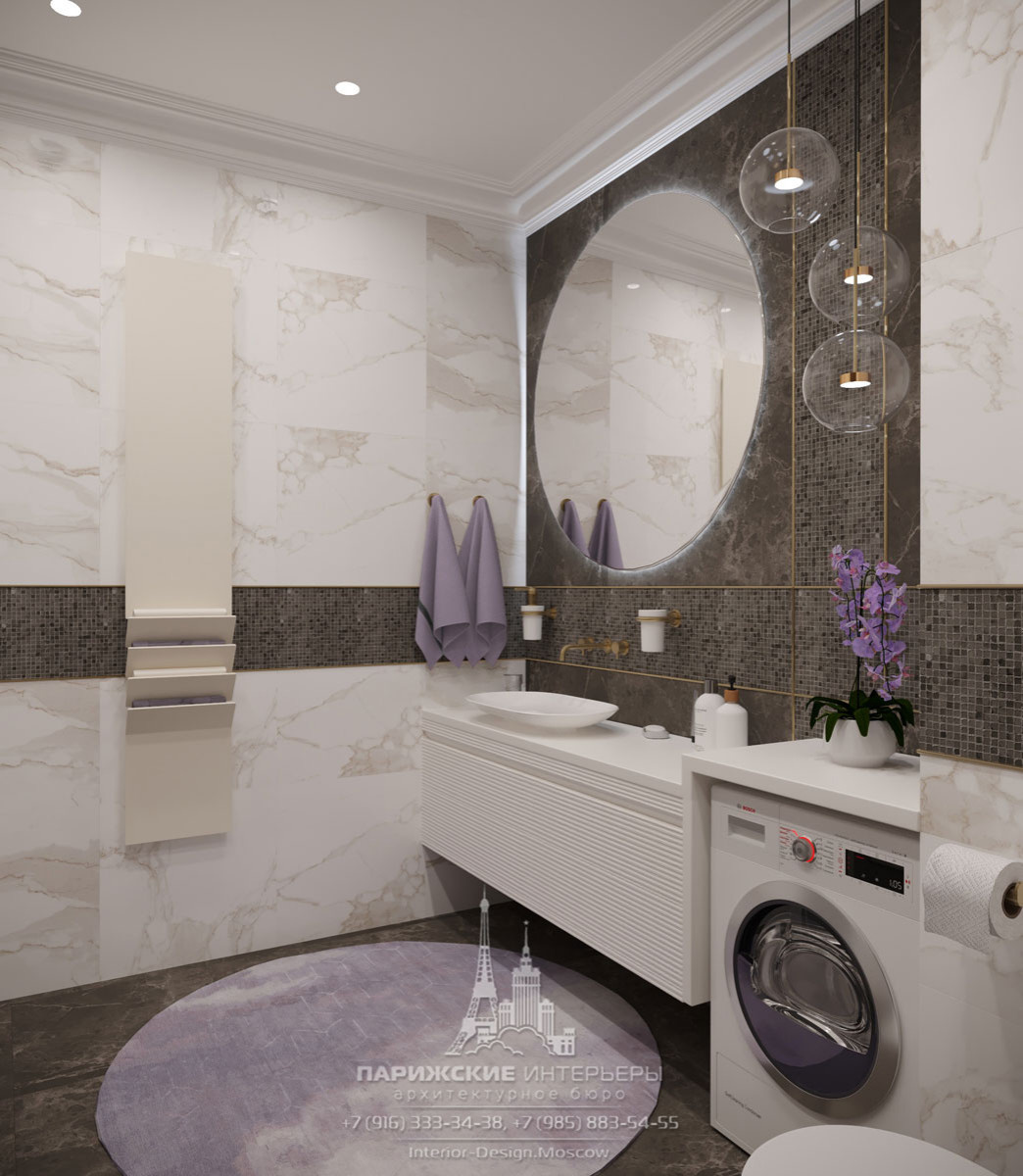 50 оттенков серого. Дизайн 2-комнатной квартиры в светлых тонах