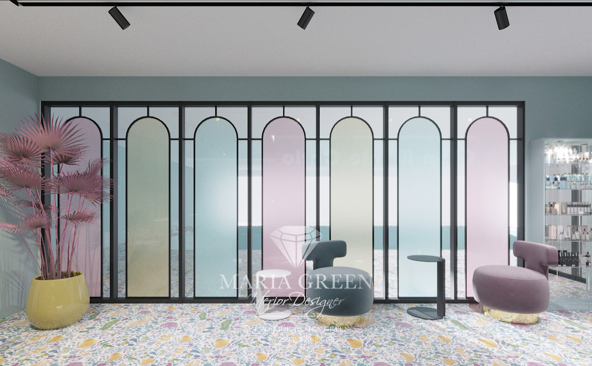 A stylish beauty salon in Milan