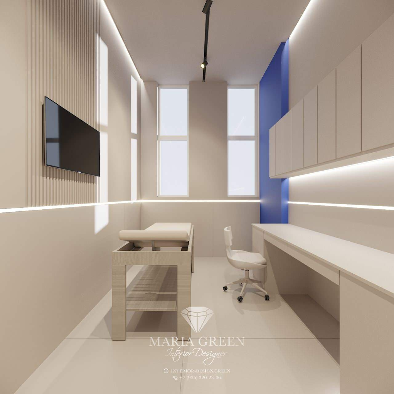 The design of a beauty salon in Israel