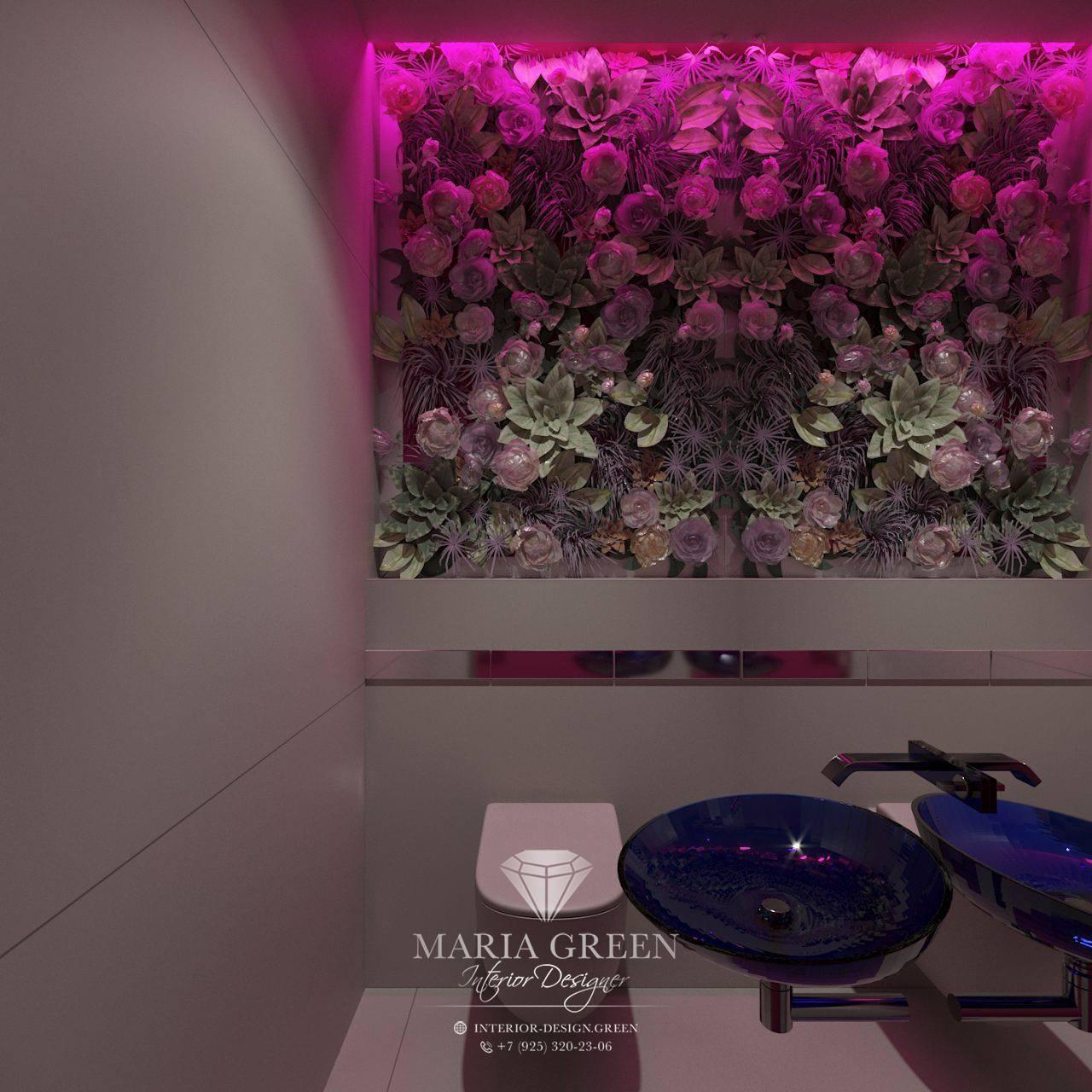 The design of a beauty salon in Israel