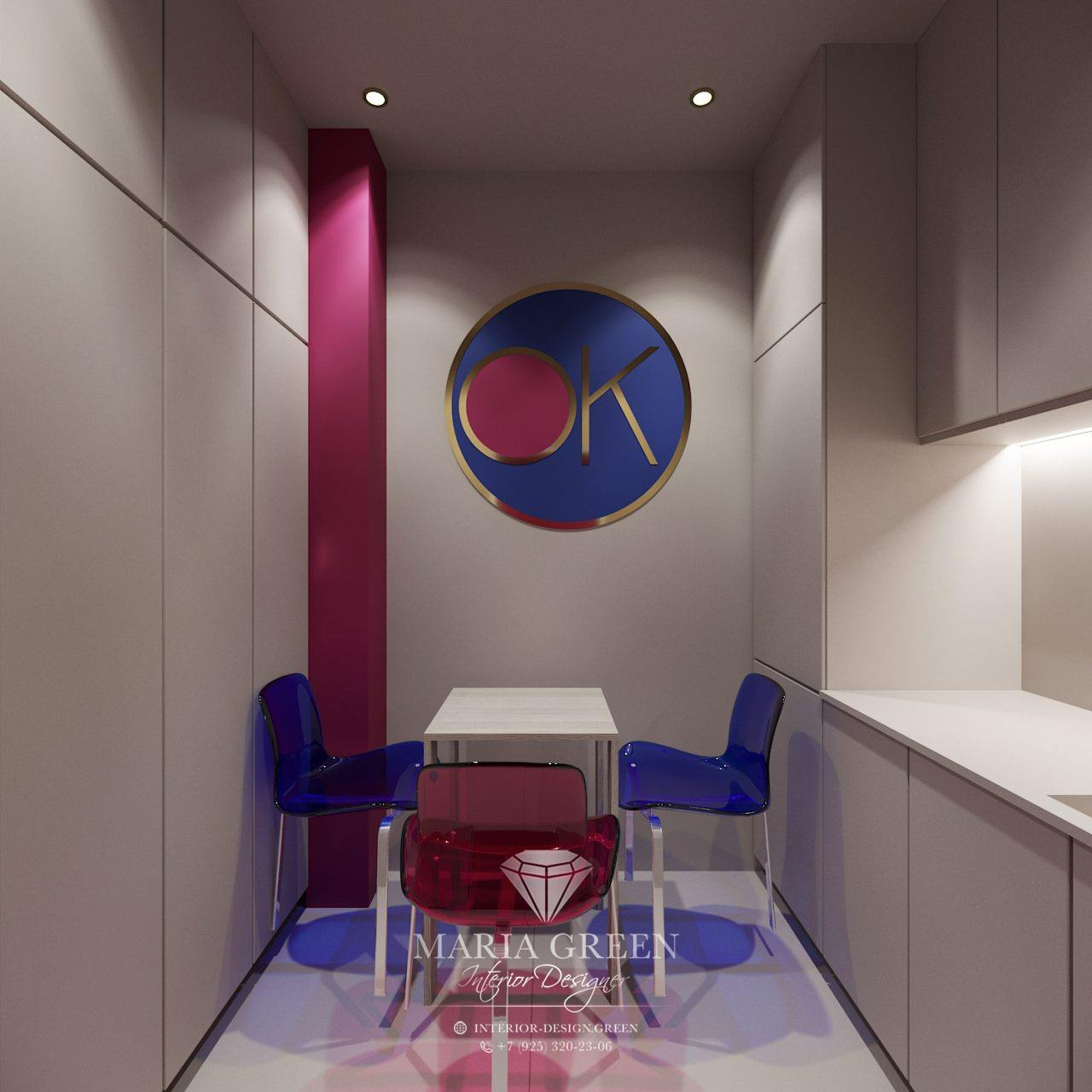 The design of a beauty salon in Israel