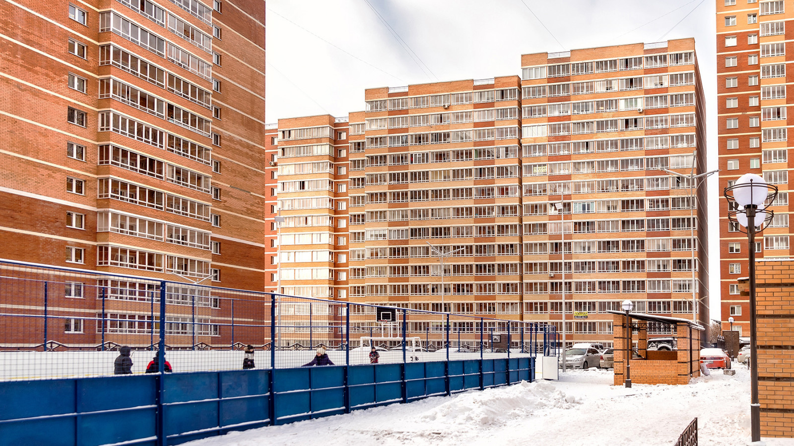 Дворовое благоустройство ЖК "Родные берега". Иркутск