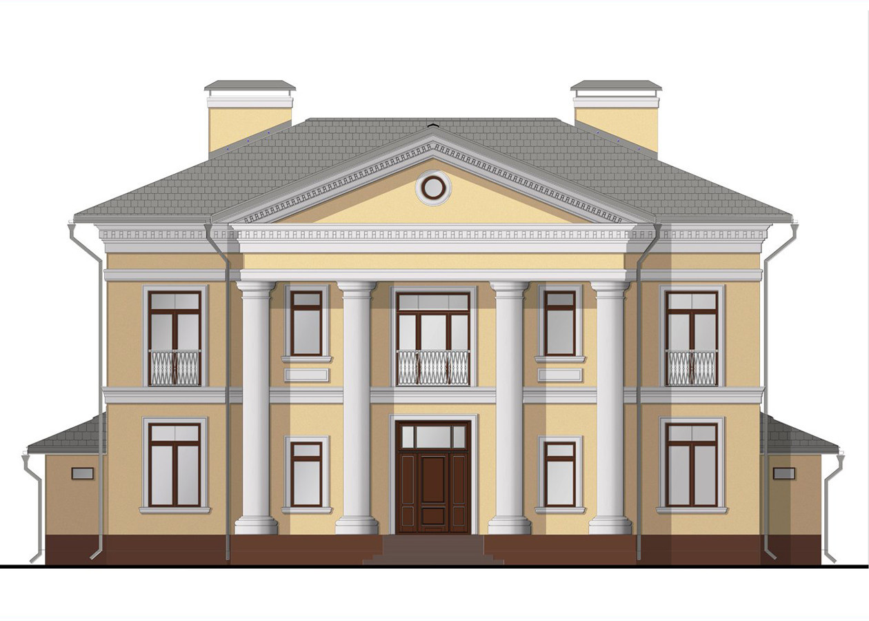 Дизайн фасадов загородных домов