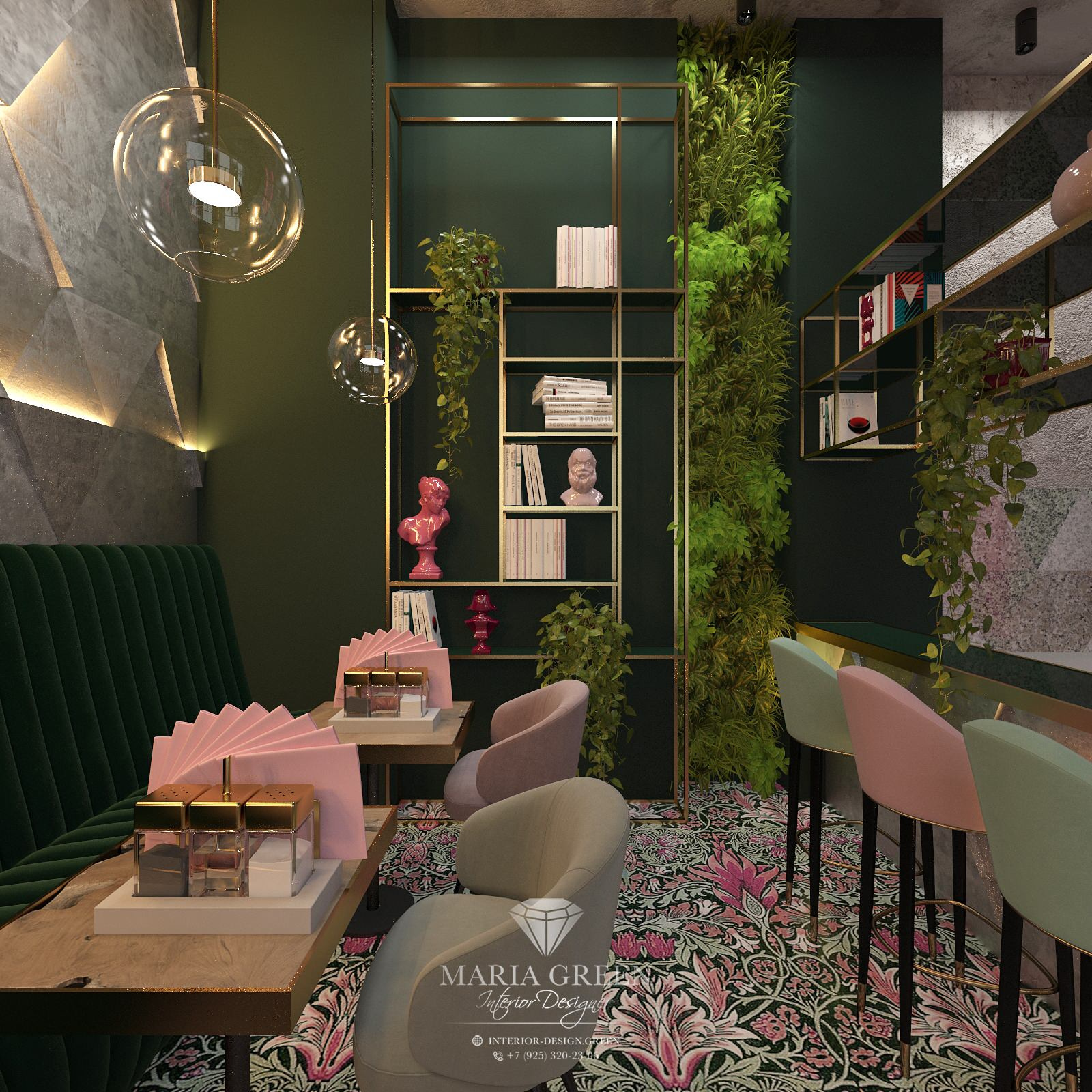 A design of the cafe “Baranka”