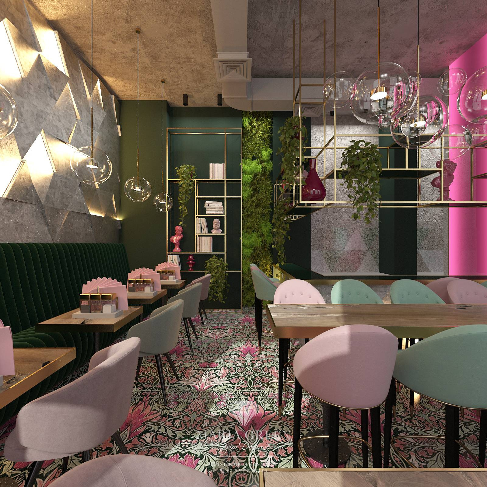 A design of the cafe “Baranka”