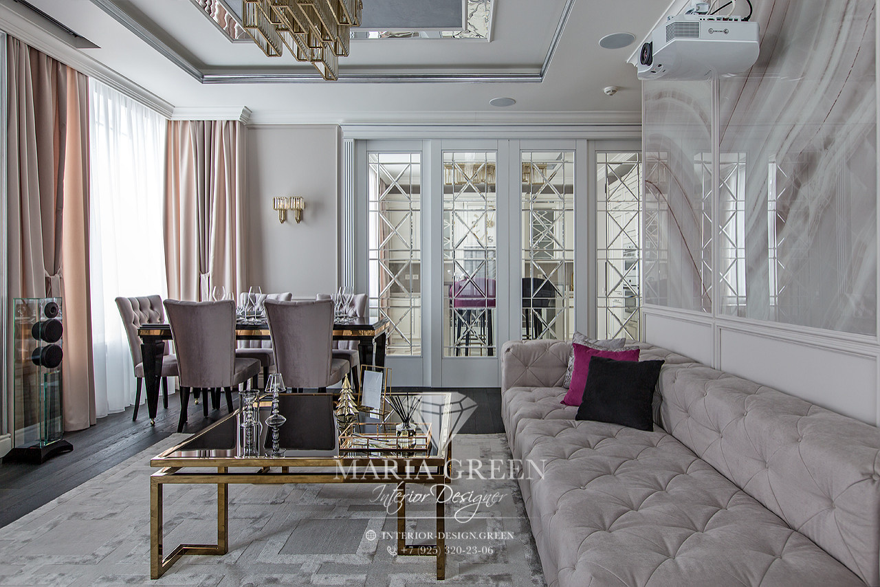 A flat in an American classic style