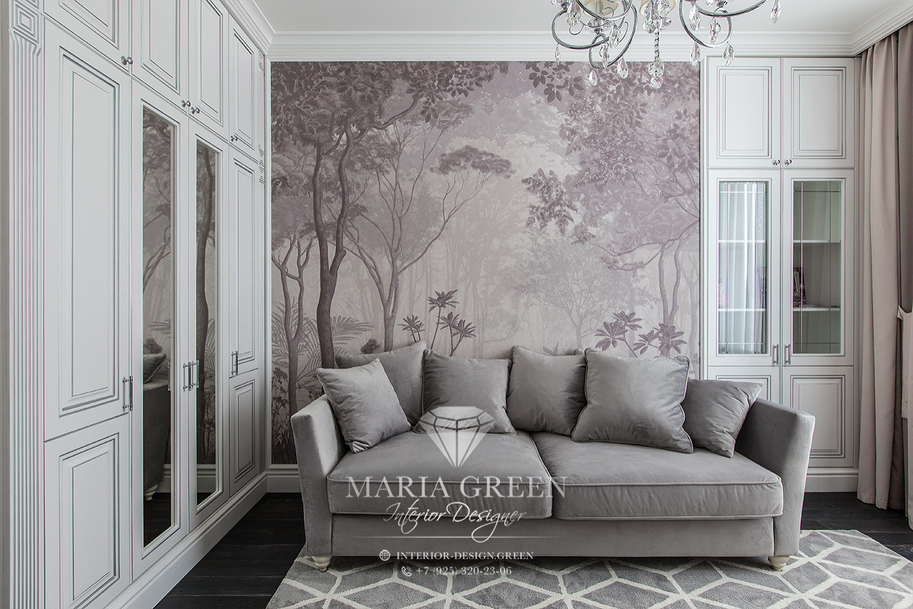 A flat in an American classic style
