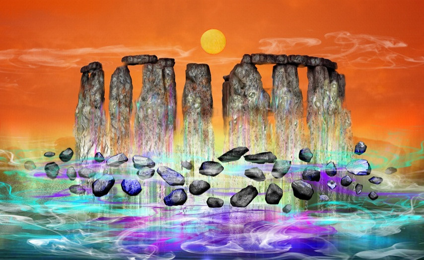 Картина на холсте принт "Стоунхедж"