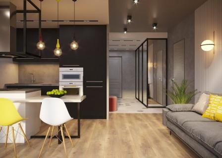 Квартира в стиле Эко лофт