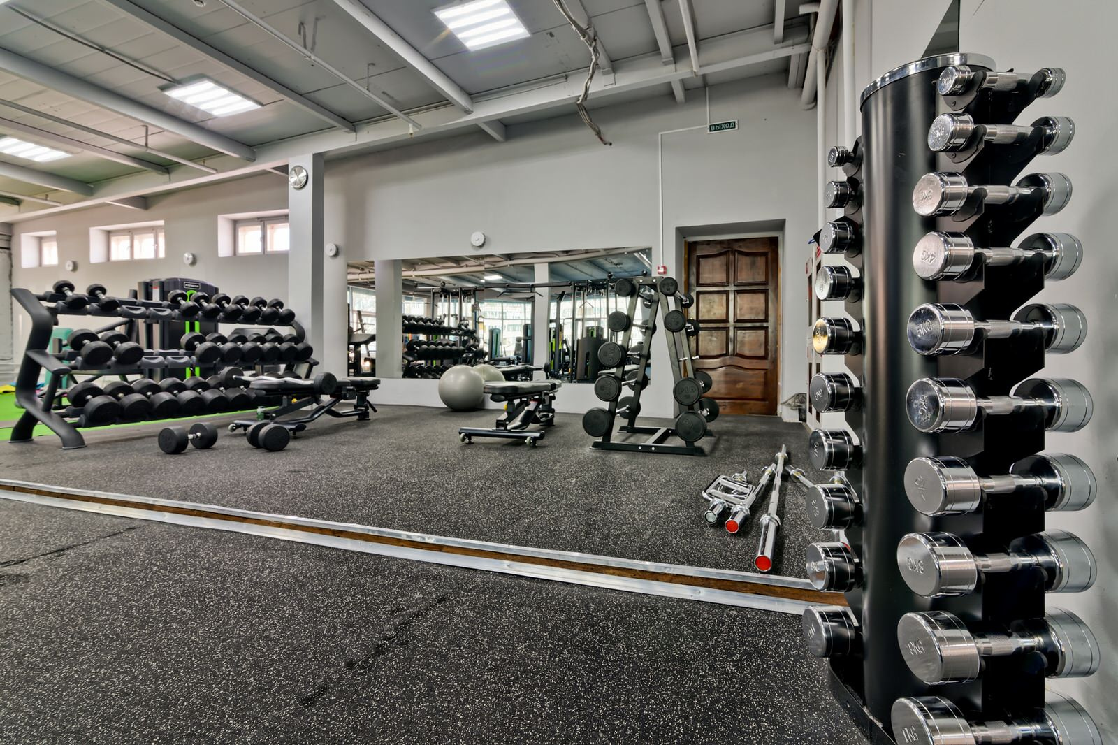 Интерьерные фотографии и Виртуальный тур по Фитнес клубу Green Fitness г. Омск