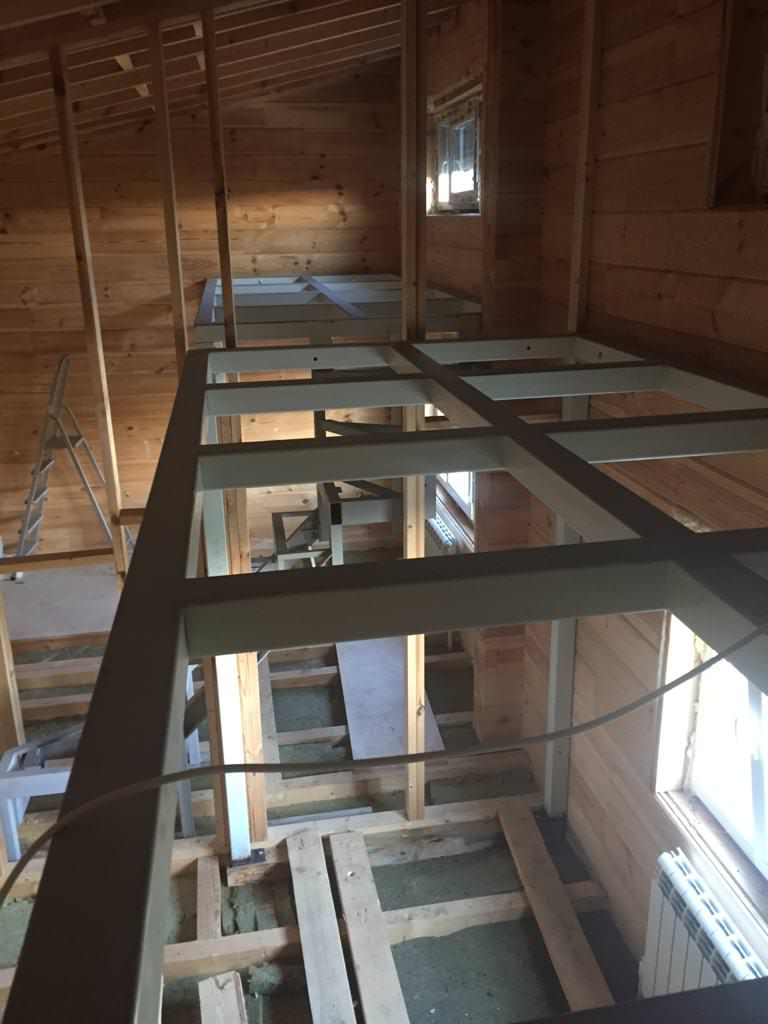 Антресольный этаж в деревянном доме