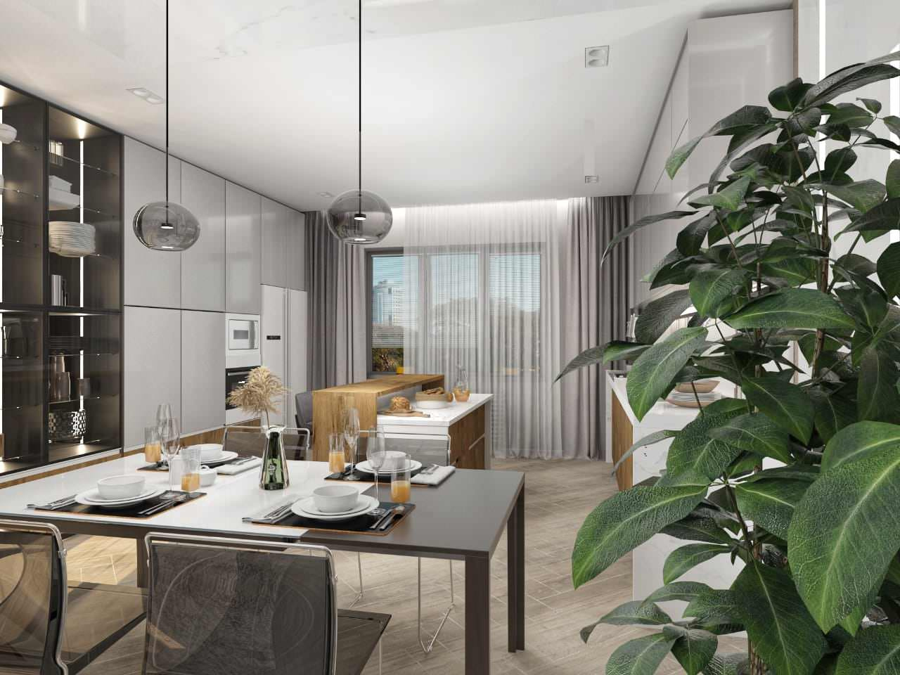 Небольшой домик в пригороде.