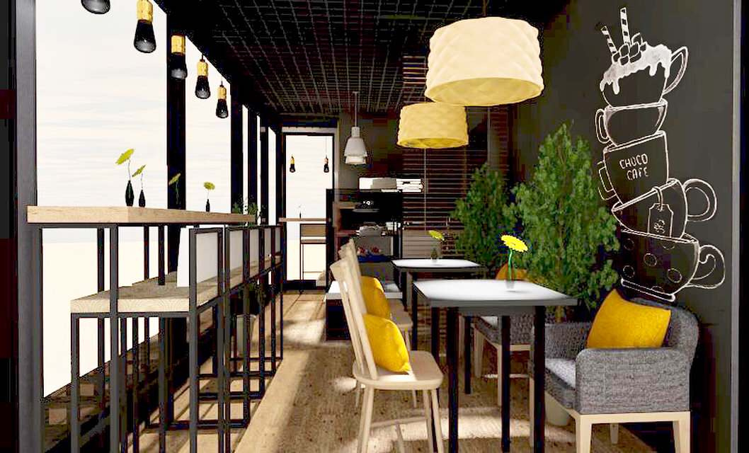 Кафе из контейнера