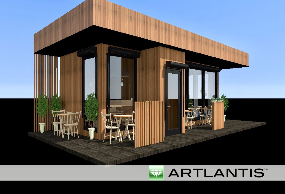 Кафе из контейнера