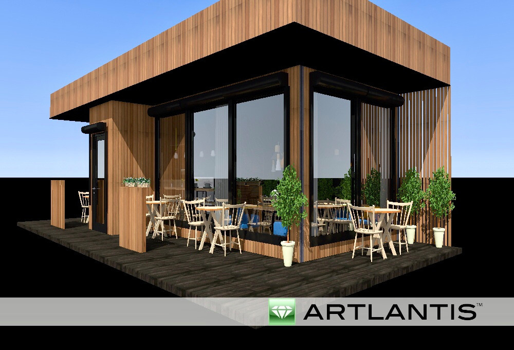 Кафе из контейнера