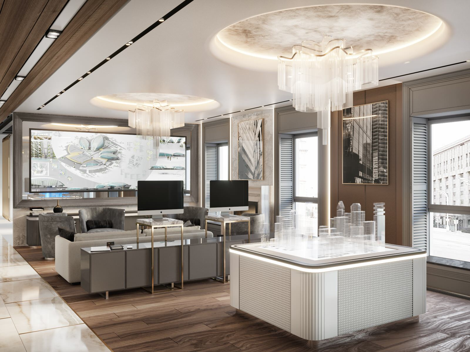 Sales office of company "Evrostroy"
